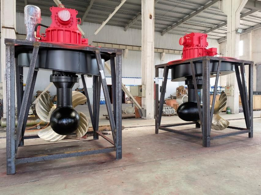 Boat Propeller L-Drived Well Mounted Azimuth Thruster With Controllable Pitch manufacturers